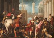 Jacopo Ligozzi Rape of the Sabine Woment oil painting